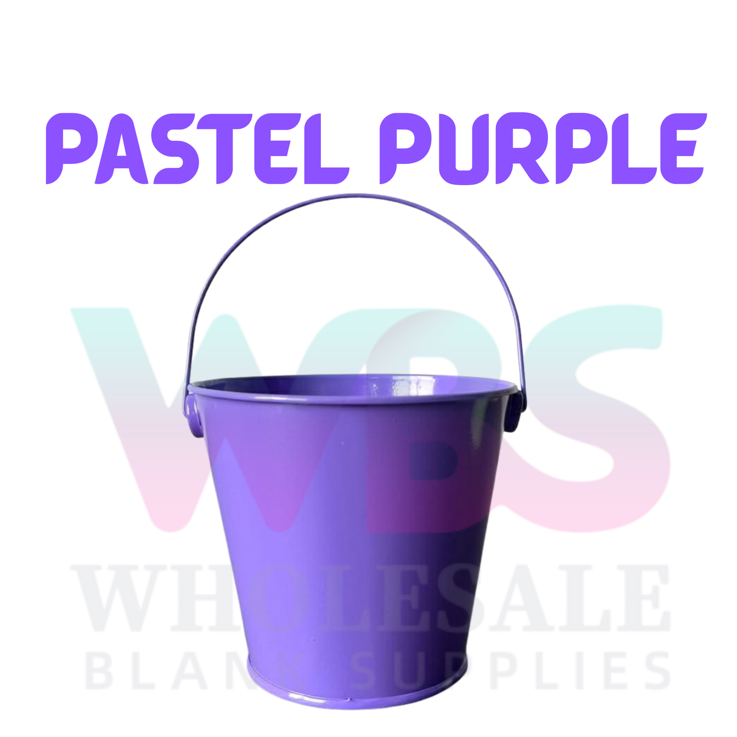 PASTEL PURPLE Easter Metal Bucket | IN STOCK