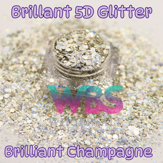 5D Brilliant Champagne Glitter | 50gm