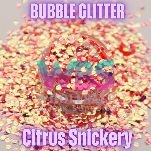 🍊 CITRUS SNICKERY | Bubble Glitter – 50gm 🍊