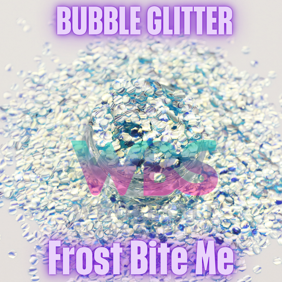 ️ FROST BITE ME | Bubble Glitter – 50gm ️ – Wholesale Blank Supplies