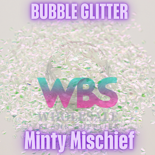 🌱 MINTY MISCHIEF | Bubble Glitter – 50gm 🌱