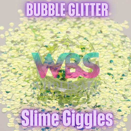 💚 SLIME GIGGLES | Bubble Glitter – 50gm 💚
