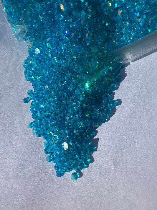 3mm Flat Back AB LUX  TRANSPARENT Crystal Diamond Rhinestones | 20gm | WBS48