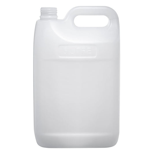 5L Bottle + Lid Natural HDPE