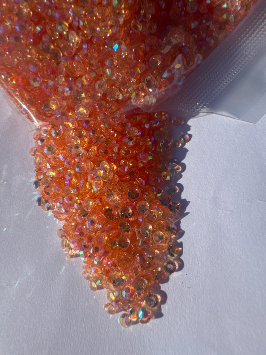 3mm Flat Back AB LUX TRANSPARENT Crystal Diamond Rhinestones | 100gm| WBS47