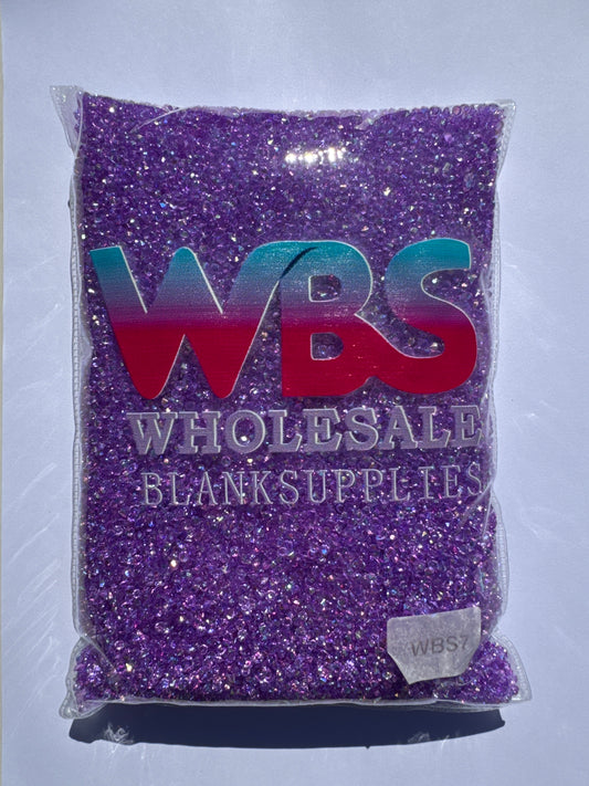 3mm AB LUX Diamond Shaped Rhinestones 500g | Pointed Back Rhinestone Crystals AB LUX - WBS7