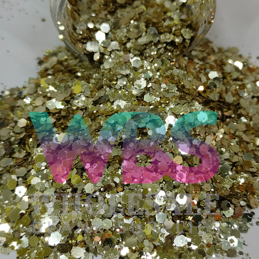 Chunky Glitter Bottle | 50gm | SILVER SAGE
