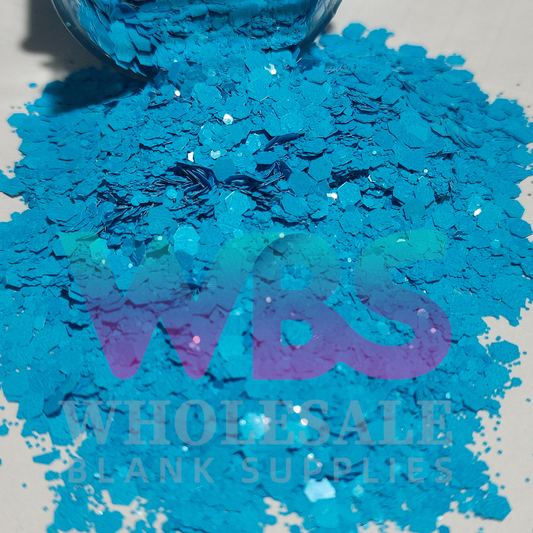 Chunky Glitter – Azure Dreams (Matte) | 50gm Bottle