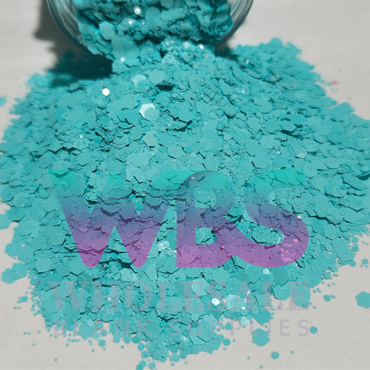 💙 DREAMY BLUE | Chunky Matte Glitter - 250gm 💙