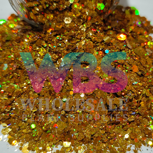 Chunky Glitter Bottle | 50gm | GOLDEN HOUR