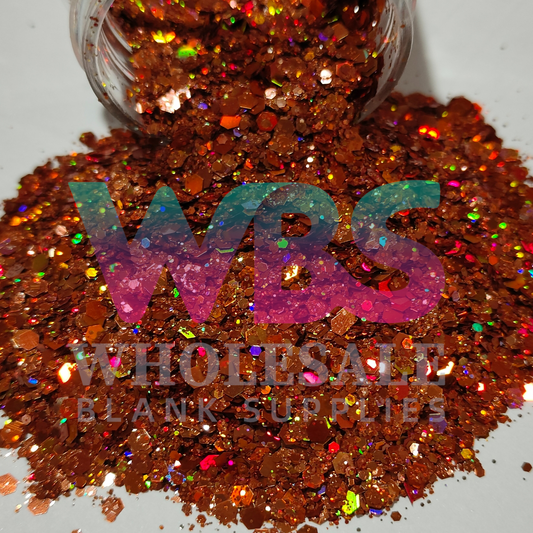 Chunky Glitter Bottle | 50gm | FIRELIGHT GLOW