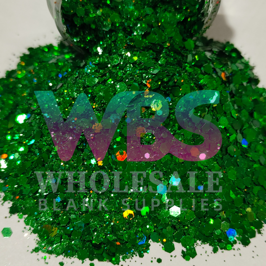 Chunky Glitter Bottle | 50gm | EMERALD ENVY | GREEN