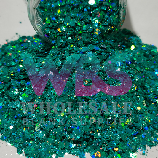 Chunky Glitter Bottle | 50gm | AQUA STARDUST