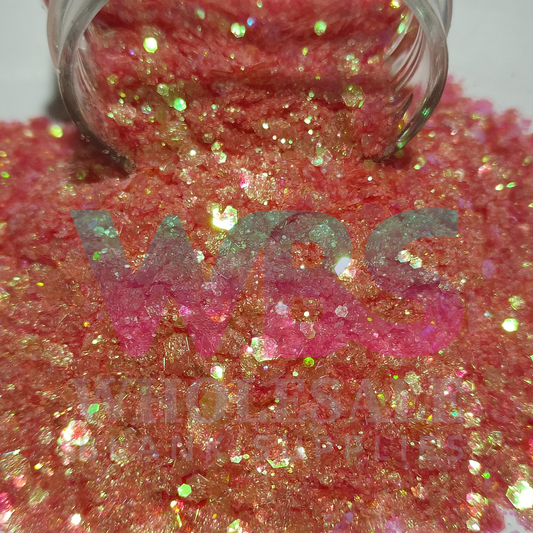 Chunky Glitter Bottle | 50gm | FROSTED FLAMINGO
