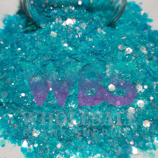 Chunky Glitter Bottle | 50gm | BLUE MOONBEAM