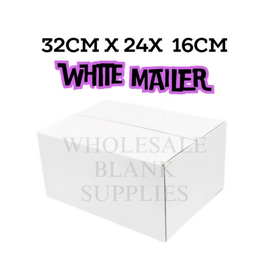 Mailing Box | White  | 32 x 24 x 16cm
