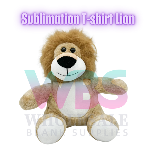 🦁 Lion Plush with Removable T-Shirt – 30cm