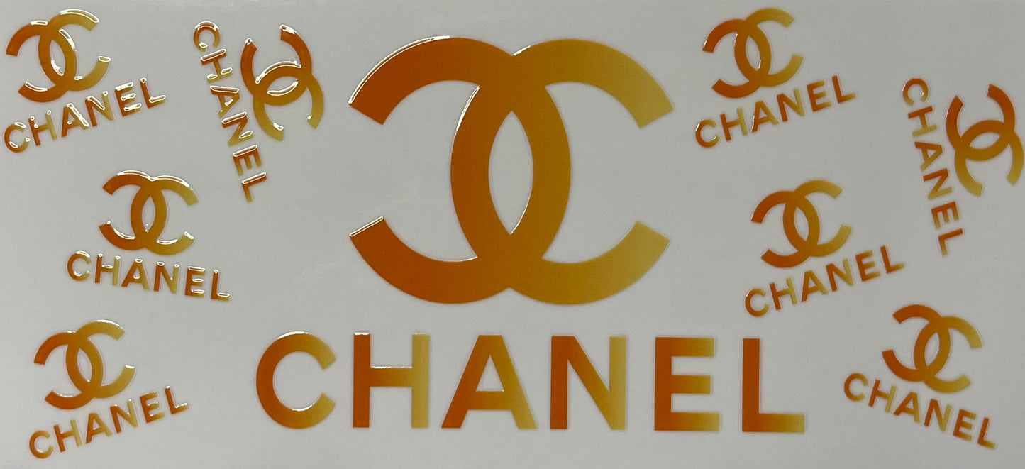 16oz UV DTF Chanel #607