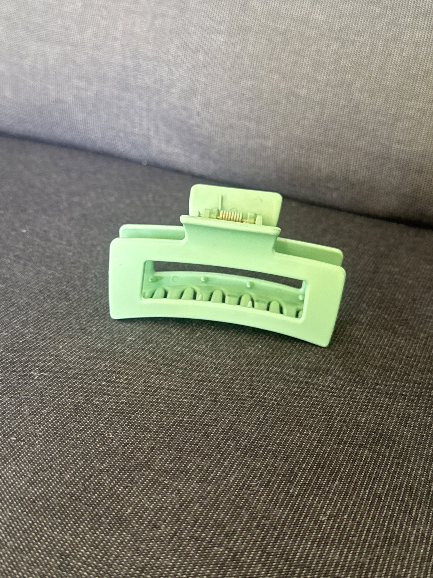 Green claw clip