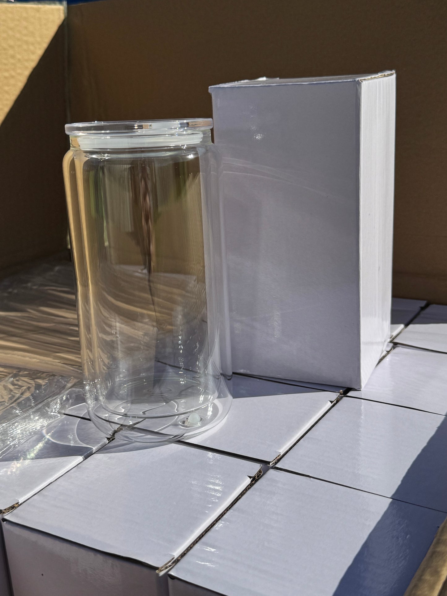 16oz Snow Globe Libbey | Clear Lid V2