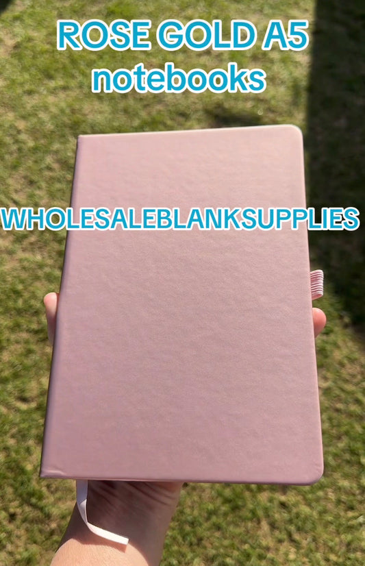 Rose Gold Notebook A5