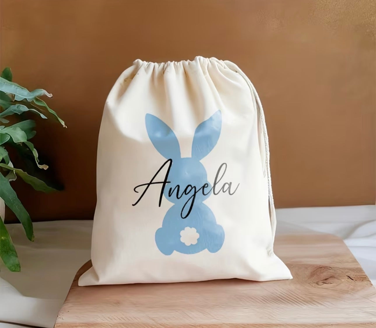 Easter Sack BLANK - red rope