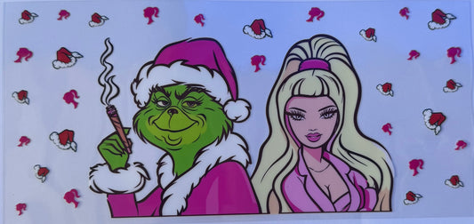 16oz UV DTF Libbey Wrap Christmas W130