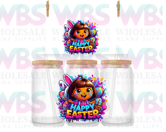 UV DTF Decal -  EASTER DORA #F10