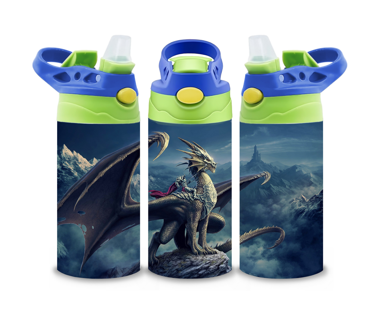 Kids 12 oz Flip Top Dragon Tumbler Digital Download