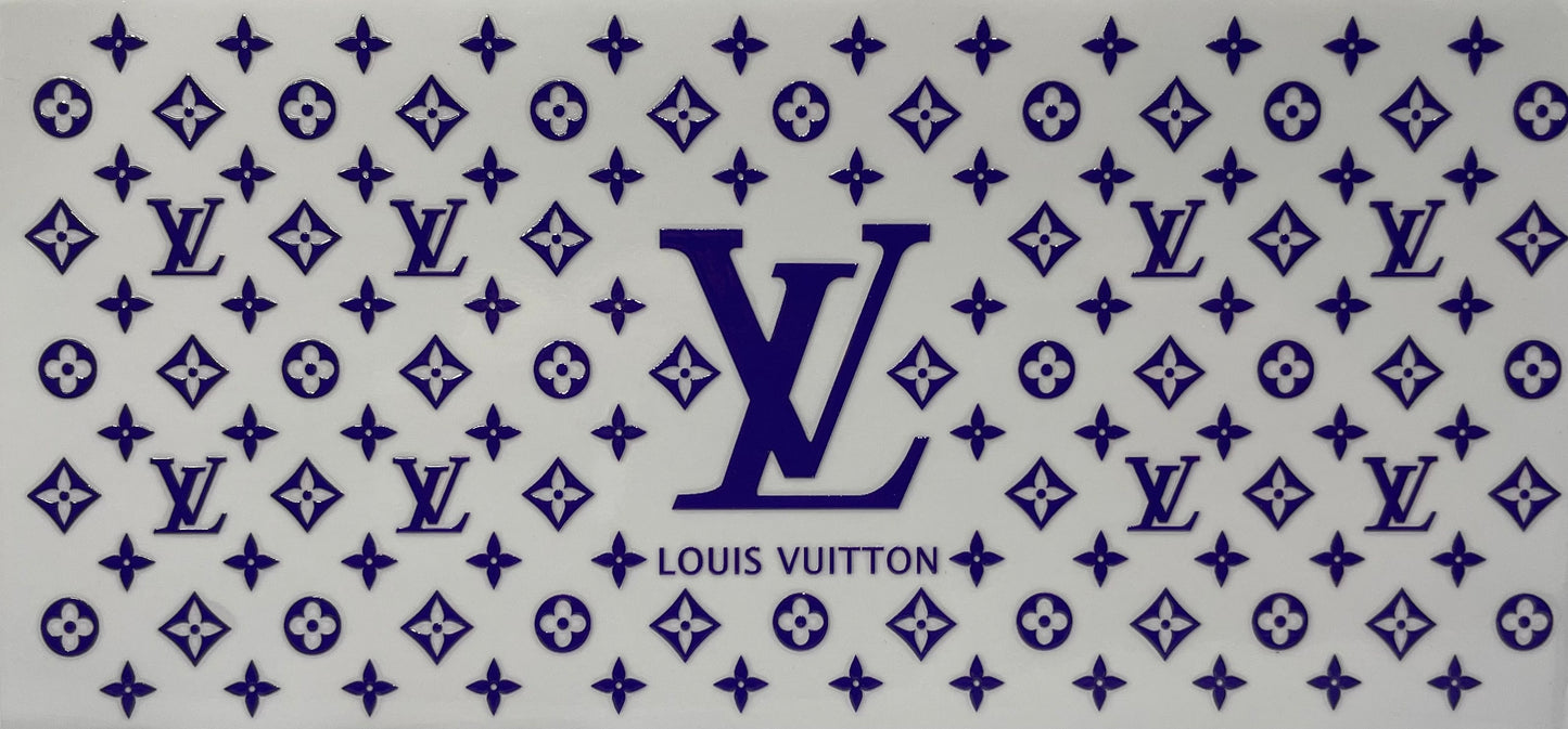 16oz UV DTF Libbey Wrap Louis Vuitton  Purple #999