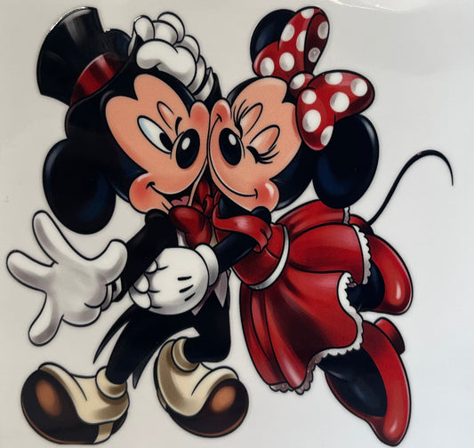 UV DTF Decal - Mini and Mickey Mouse #D47