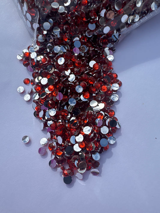 3mm Flat Back Silver Back Crystal Diamond Rhinestones | 100gm | WBS16