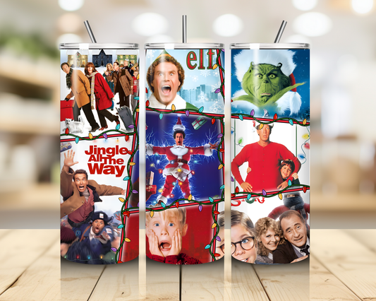 ✨20oz ELF JINGLE ALL WAY FAVS  20oz no6 SUBLIMATION PRINT ✨