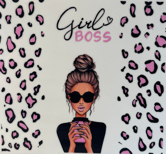 UV DTF Decal - Girl Boss Coffee #D43