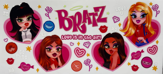 16oz UV DTF Libbey Wrap Bratz Hearts #912