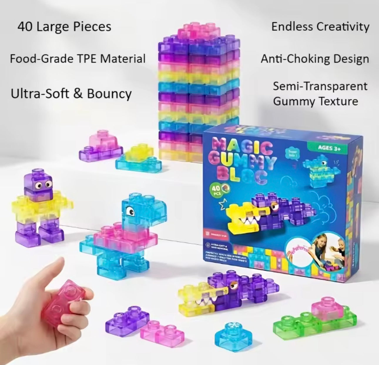 GUMMY BLOC - Sensory Pack 40 pieces