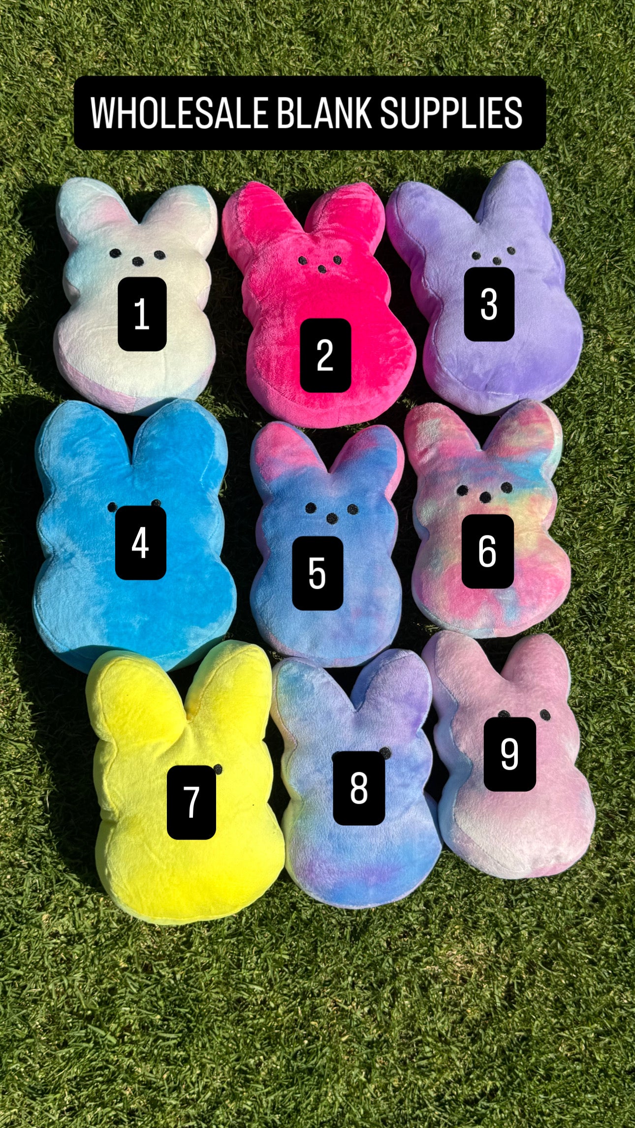 Easter Bunny Peeps 25cm  IN STOCK