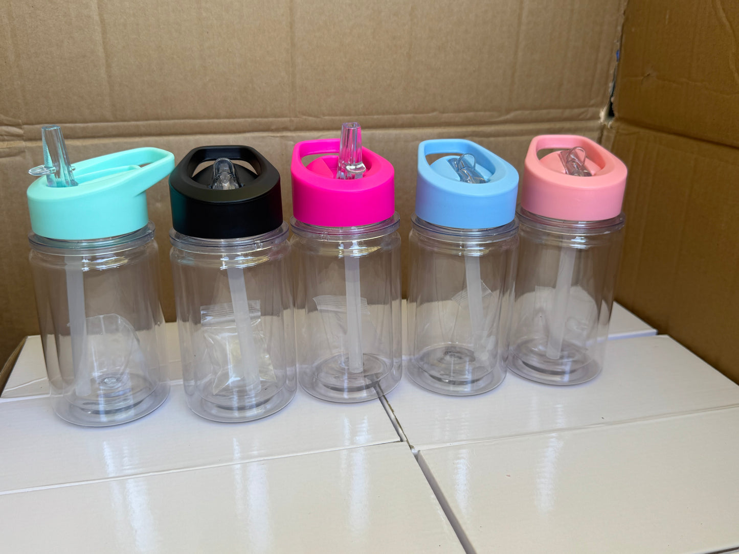 🧸 300ml Kids Acrylic Snow Globe Drink Bottle | Craft Blank 💦
NB