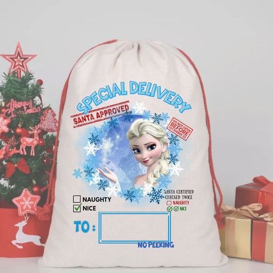 FROZEN 2 SACK DTF – SPECIAL DELIVERY DTF Print  🎅💌 s44
