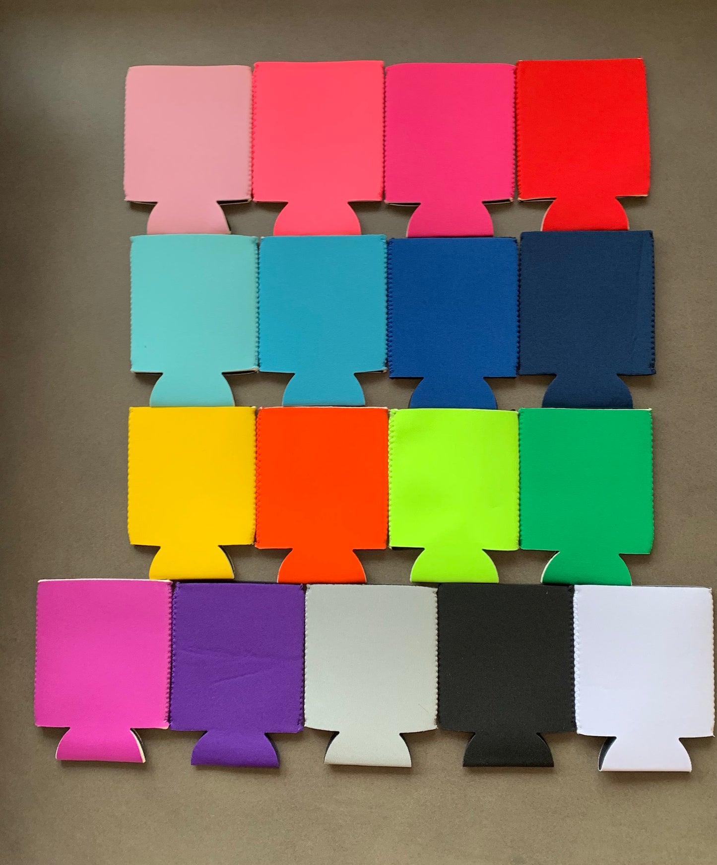 Blank Stubby Holders|  Foldable Blank Can Stubby Cooler | Neoprene