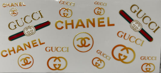 16oz UV DTF Chanel Gucci #615