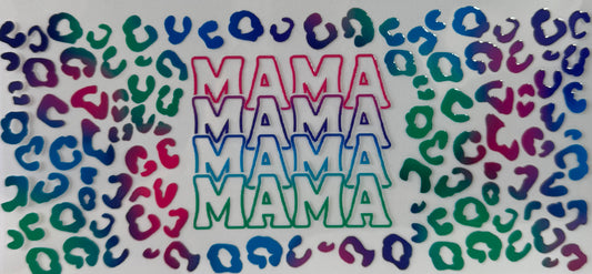 16oz UV DTF Libbey Wrap mama, Mother’s Day  #255
