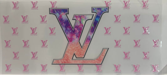 16oz UV DTF Libbey Wrap LV Designer Louis Vuitton W142