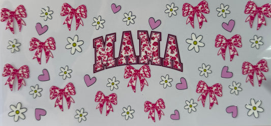 16oz UV DTF Libbey Wrap mama, Mother’s Day  #263