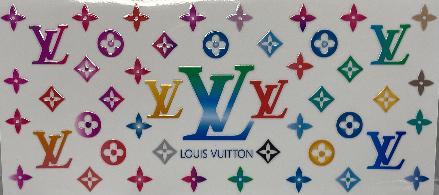 16oz UV DTF Louis Vuitton Courful #595