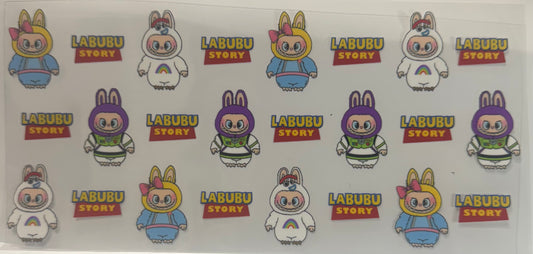 16oz UV DTF Libbey Wrap Labubu TOY STORY Kids #W159