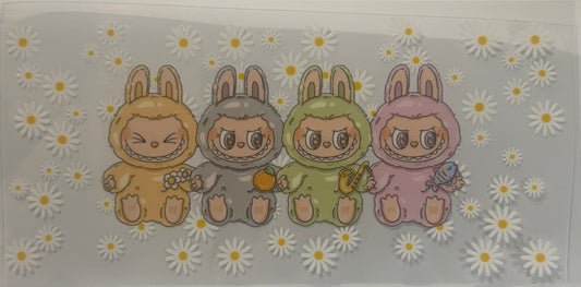 16oz UV DTF Libbey Wrap Labubu Kids #W155