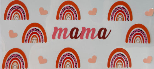 16oz UV DTF Libbey Wrap mama, Mother’s Day  #259