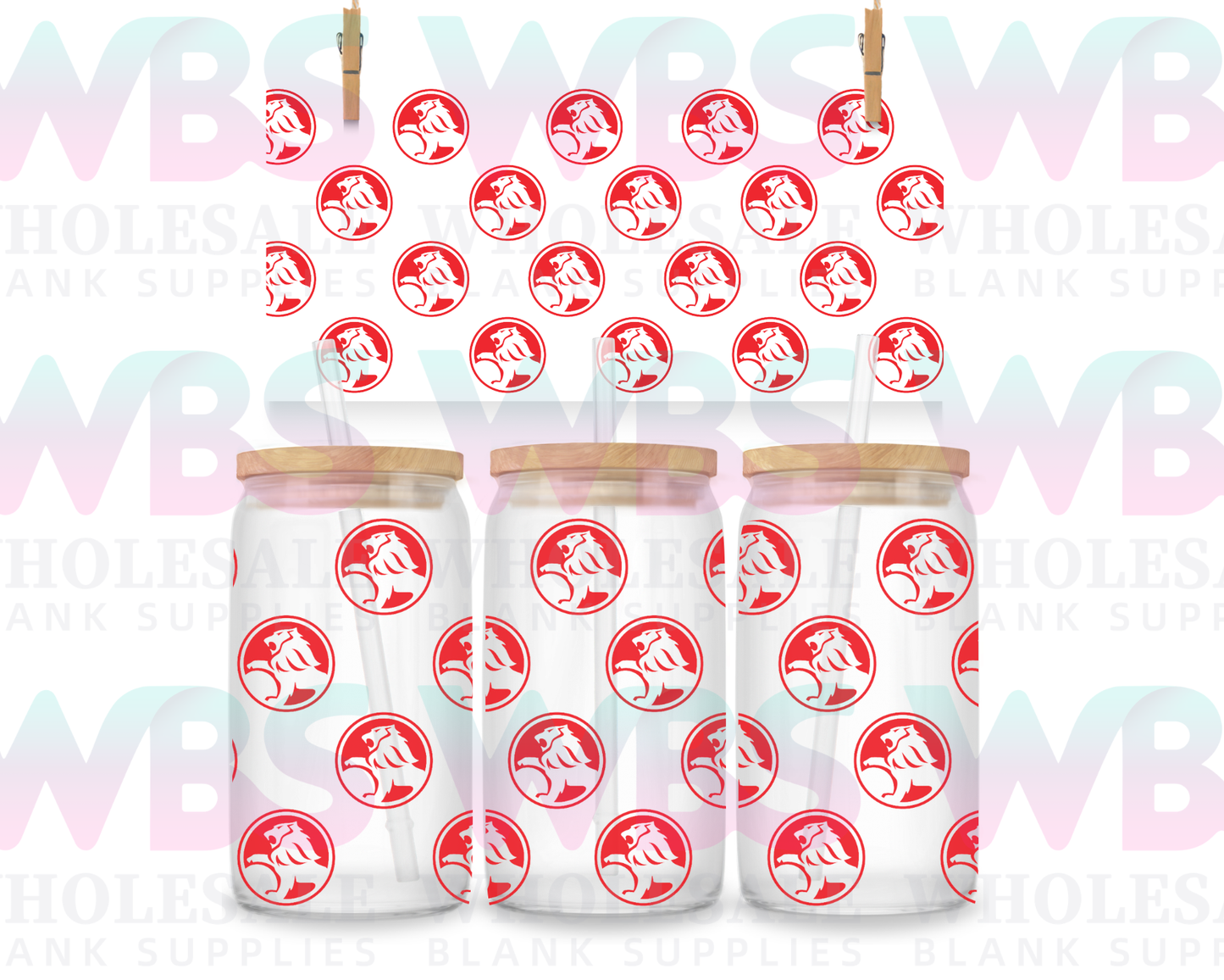 16oz UV DTF Holden Car #7