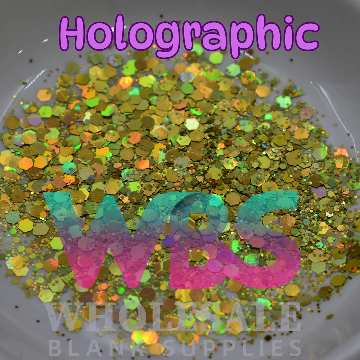 Gold Moon | Holographic Iridescent Glitter | 50gm